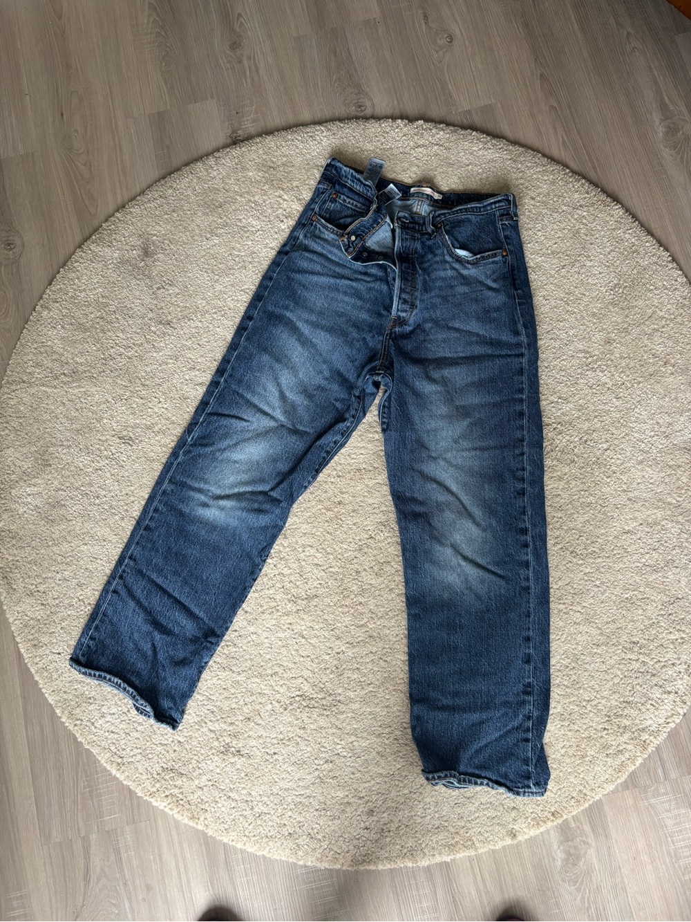 Levi's High-Rise Blue Denim Jeans